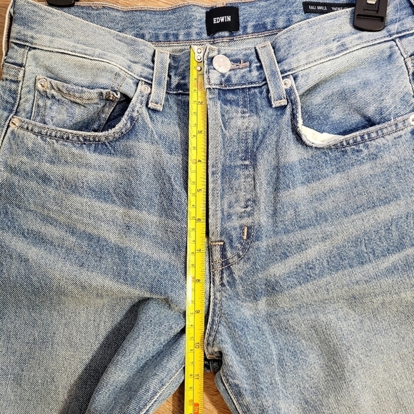 Anthropologie Edwin Kali Ankle Women’s Jeans Straight Relaxed Size 25 NWOT - Picture 6 of 12